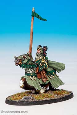 01-091 Elf Hero, Mounted