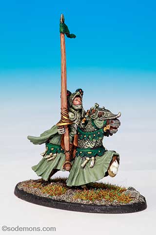 01-091 Elf Hero, Mounted