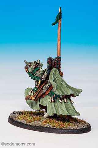 01-091 Elf Hero, Mounted