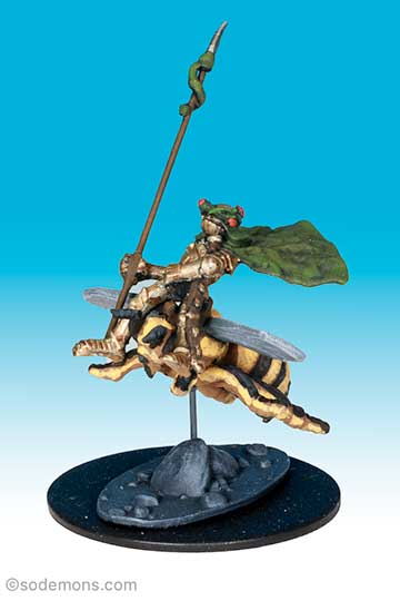 01-107 Briarose Knight mounted on Bumblebee