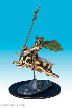 01-107 Briarose Knight mounted on Bumblebee