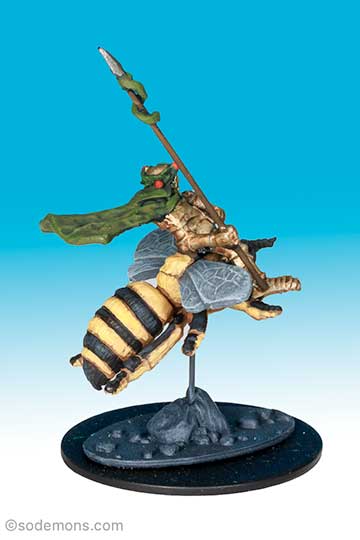 01-107 Briarose Knight mounted on Bumblebee