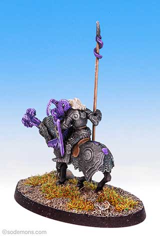 01-307 Staridrim, Drow Elf Lord mounted
