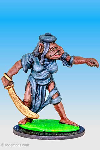 Mistress Race Troll with Broadsword