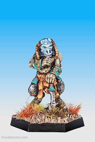 RQB12 Commander Rubbing Chin