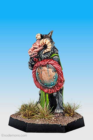 RQB22 Broo In Jerkin with Mace & Shield