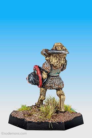 RQB30 Lion Broo With Severed Head Shield