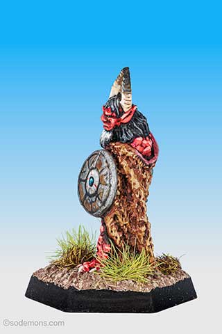 RQB36 Scaly Broo with Scimitar & Shield