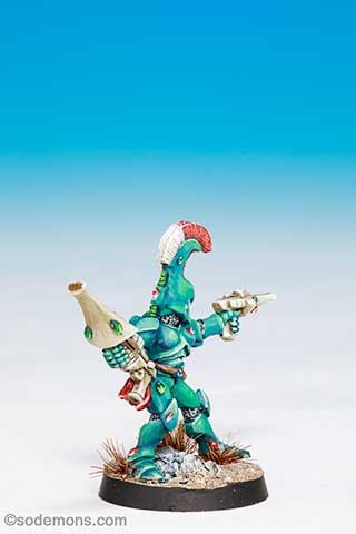 Eldar with Shuriken Catapult and Shuriken Pistol