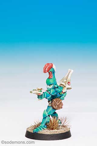 Eldar with Shuriken Catapult and Shuriken Pistol