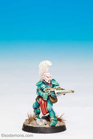 Eldar with Shuriken Catapult 4