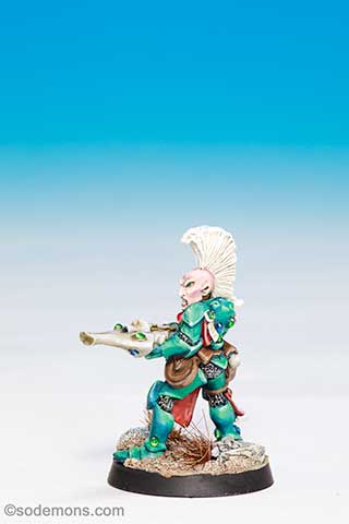Eldar with Shuriken Catapult 4