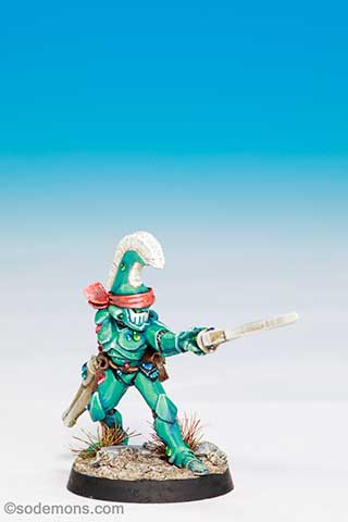 Eldar with Shuriken Pistol and Power Sword 2