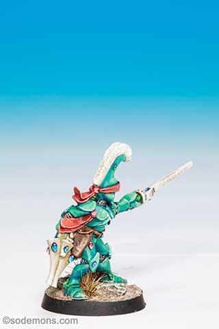 Eldar with Shuriken Pistol and Power Sword 2