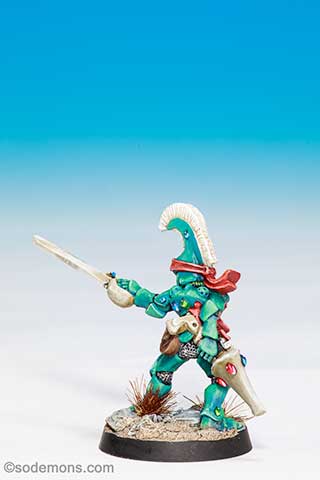 Eldar with Shuriken Pistol and Power Sword 2