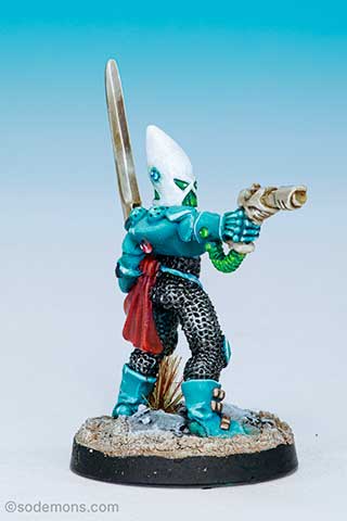 Eldar Guardian with Power Sword and Las Pistol