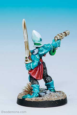 Eldar Guardian with Power Sword and Las Pistol