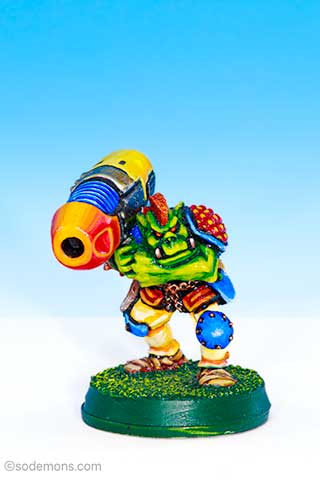 Ork Gunner with Heavy Plasma Gun