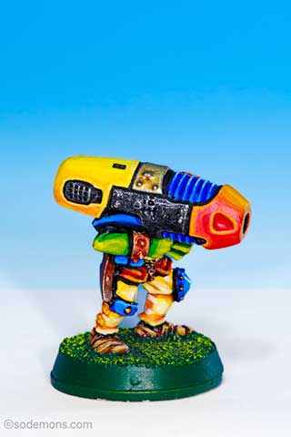 Ork Gunner with Heavy Plasma Gun