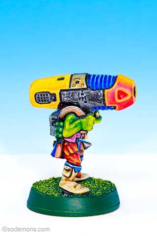 Ork Gunner with Heavy Plasma Gun