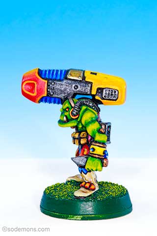 Ork Gunner with Heavy Plasma Gun