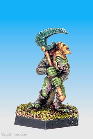 Slann Lieutenant with Scythe