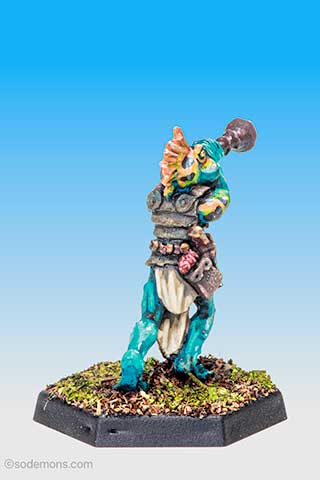 Slann Lieutenant with Blowpipe