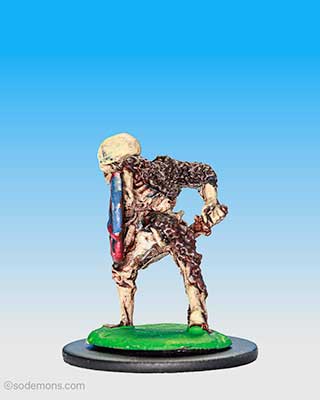 FTS1 Skeleton advancing with Sword and Shield