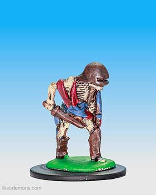 FTS1 Skeleton advancing with Sword and Shield