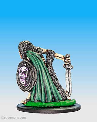 FTS20 Stalking Skeleton in Chain Mail with sword and shield
