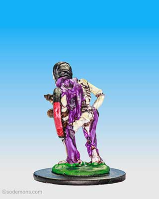 FTS24 Skeleton with Bone Crusher Mace and Shield