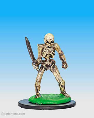 FTS2 Skeleton attacking with Scimitar