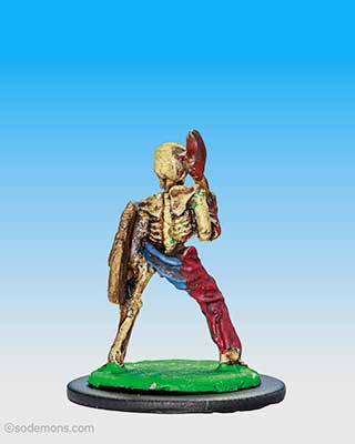 FTS5 Skeleton attacking with Axe and Shield