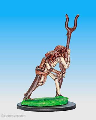 FTS8 Skeleton advancing with Pitchfork