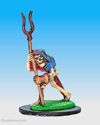 FTS8 Skeleton advancing with Pitchfork