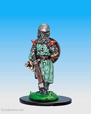 Skeleton with Shield & Mace