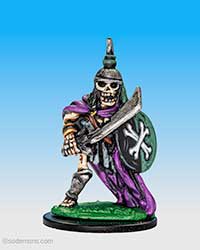 Skeleton with Sword, Shield & Cloak
