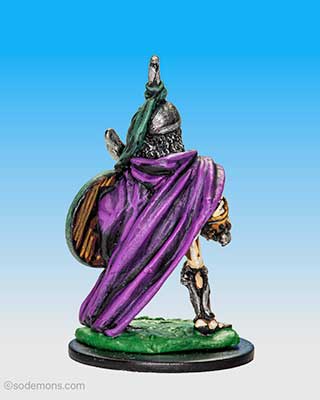 Skeleton with Sword, Shield & Cloak