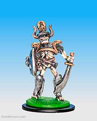Skeleton with Horned Helmet, Sword & Shield