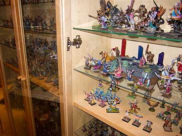 Ten shelves - section bottom