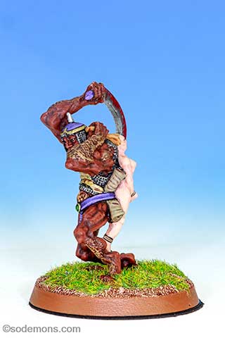 FTT4 Troll in Chainmail with Scimitar