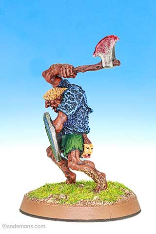 FTT5 Troll in Furs with Axe and Shield