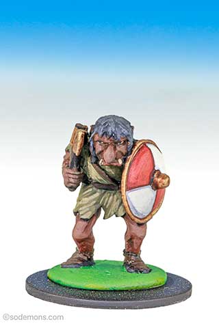 Dark Troll with Large Axe