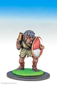 Dark Troll with Large Axe