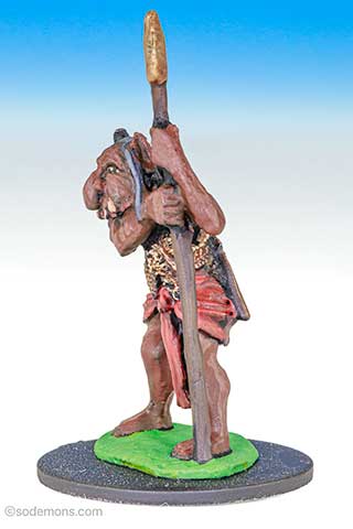 Great Troll with Poleaxe