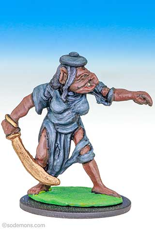 Mistress Race Troll with Broadsword