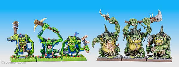 Metal and Plastic River Trolls