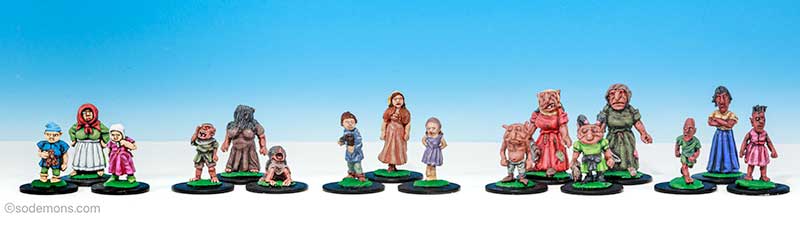  F series - Females and Children