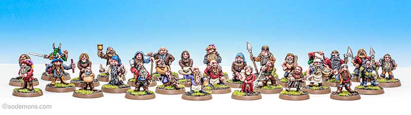D7 / D6 / 0309 Dwarf Villagers
