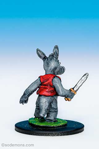 WF6 Agressive Aardvark (Aardvark Advancing with Sword)